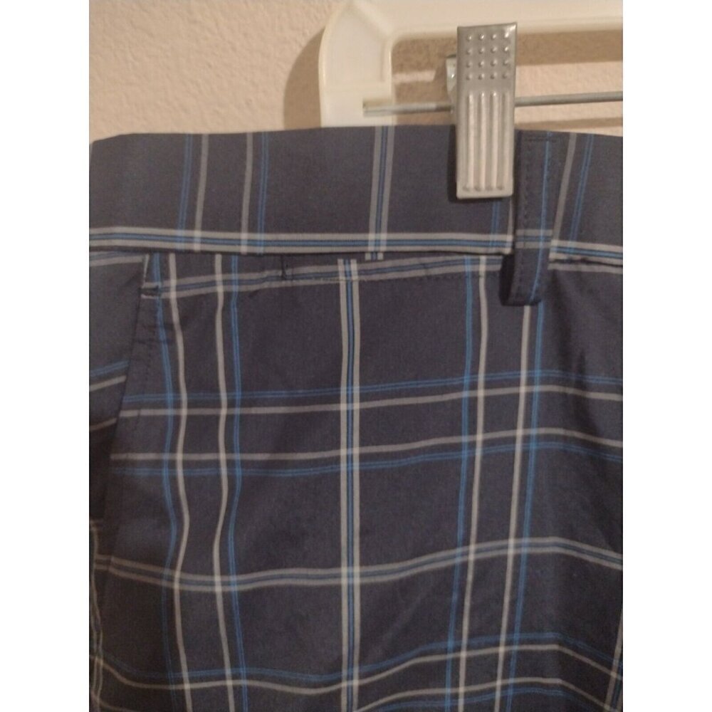 NWT Ben Hogan Men’s Performance Stretch Golf Navy Blue Plaid Shorts SZ 40 New - Picture 6 of 11